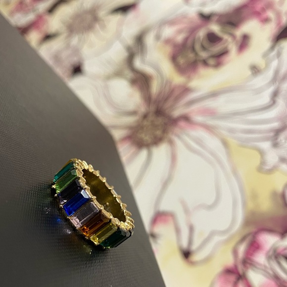 Bohemian Colorful Rainbow Ring - Picture 2 of 2